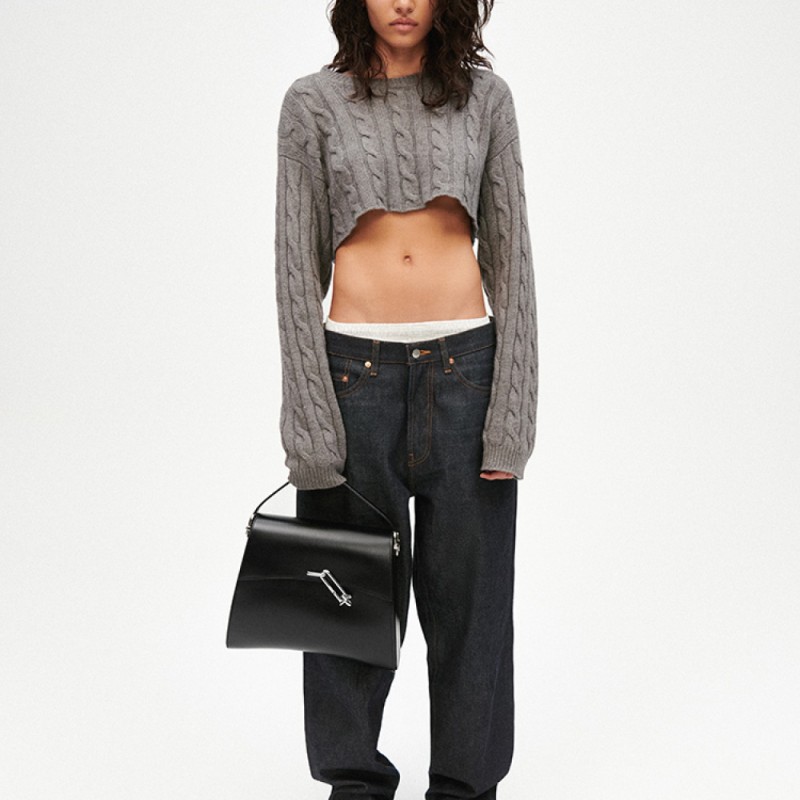 Leather shoulder crossbody large capacity premium messenger bag briefcase